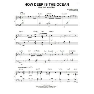How Deep Is The Ocean (How High Is The Sky) [Jazz version] (arr. Brent Edstrom)