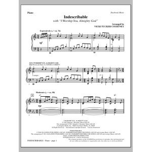Indescribable - Piano