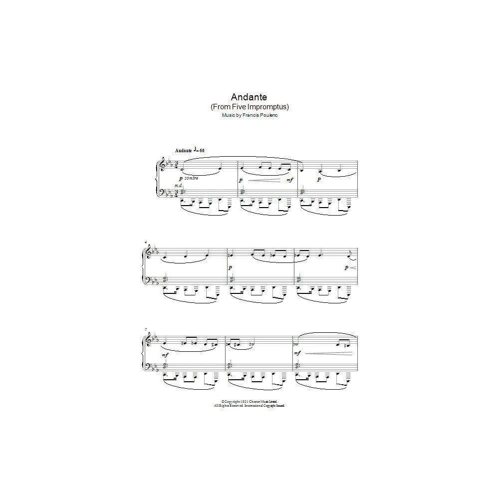 Andante (From Five Impromptus)