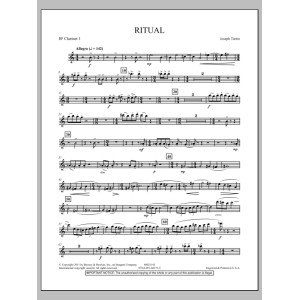 Ritual - Bb Clarinet 1