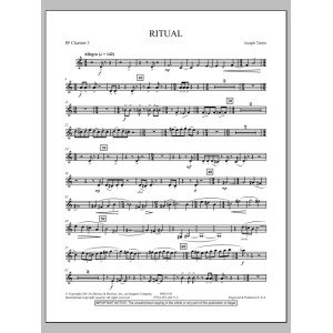 Ritual - Bb Clarinet 3