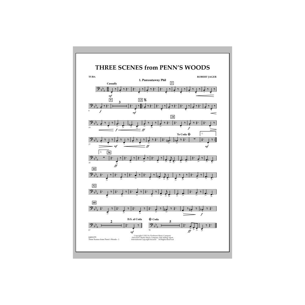 Three Scenes From Penn's Woods - Tuba