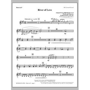 River Of Love - F Horn