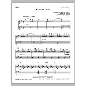 River Of Love - Klavier