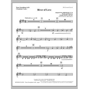 River Of Love - Tenor Sax (Sub. Tbn 2)
