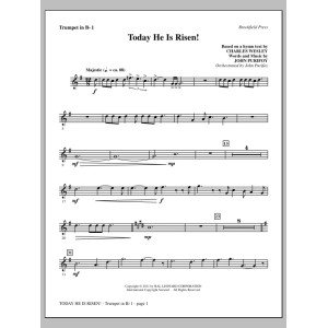 Today He Is Risen! - Bb Trumpet 1