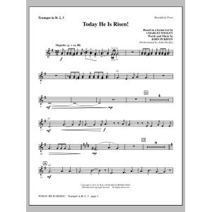 Today He Is Risen! - Bb Trumpet 2,3
