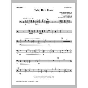 Today He Is Risen! - Trombone 1 & 2