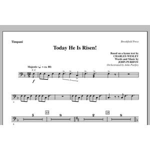 Today He Is Risen! - Timpani