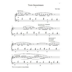 Gnossienne No. 3