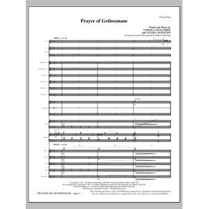 Prayer Of Gethsemane - Full Score