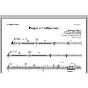 Prayer Of Gethsemane - Bb Trompete 1