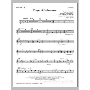 Prayer Of Gethsemane - F Horn 2,3