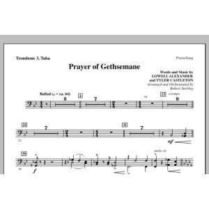 Prayer Of Gethsemane - Posaune 3/Tuba