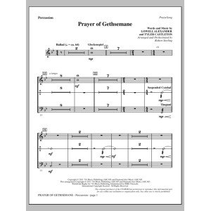 Prayer Of Gethsemane - Percussion