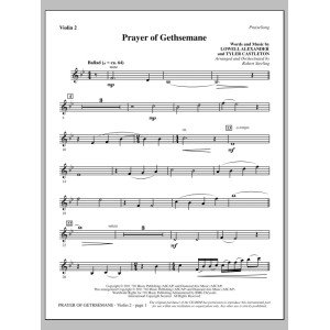 Prayer Of Gethsemane - Violin 2