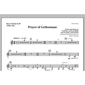Prayer Of Gethsemane - Bass Clarinet (sub. Tuba)