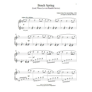 Beach Spring (Lord, Whose Love In Humble Service)