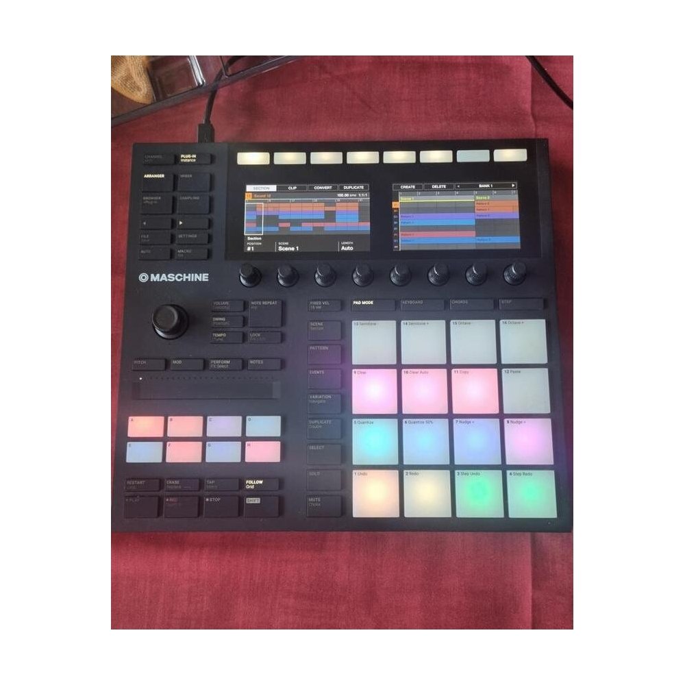 Maschine MK3 + Komplete Select 11 + Desksaver + Script Ableton + extensiones a elegir