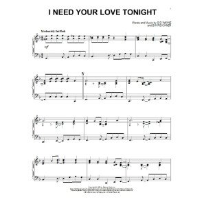 I Need Your Love Tonight