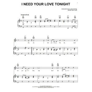 I Need Your Love Tonight