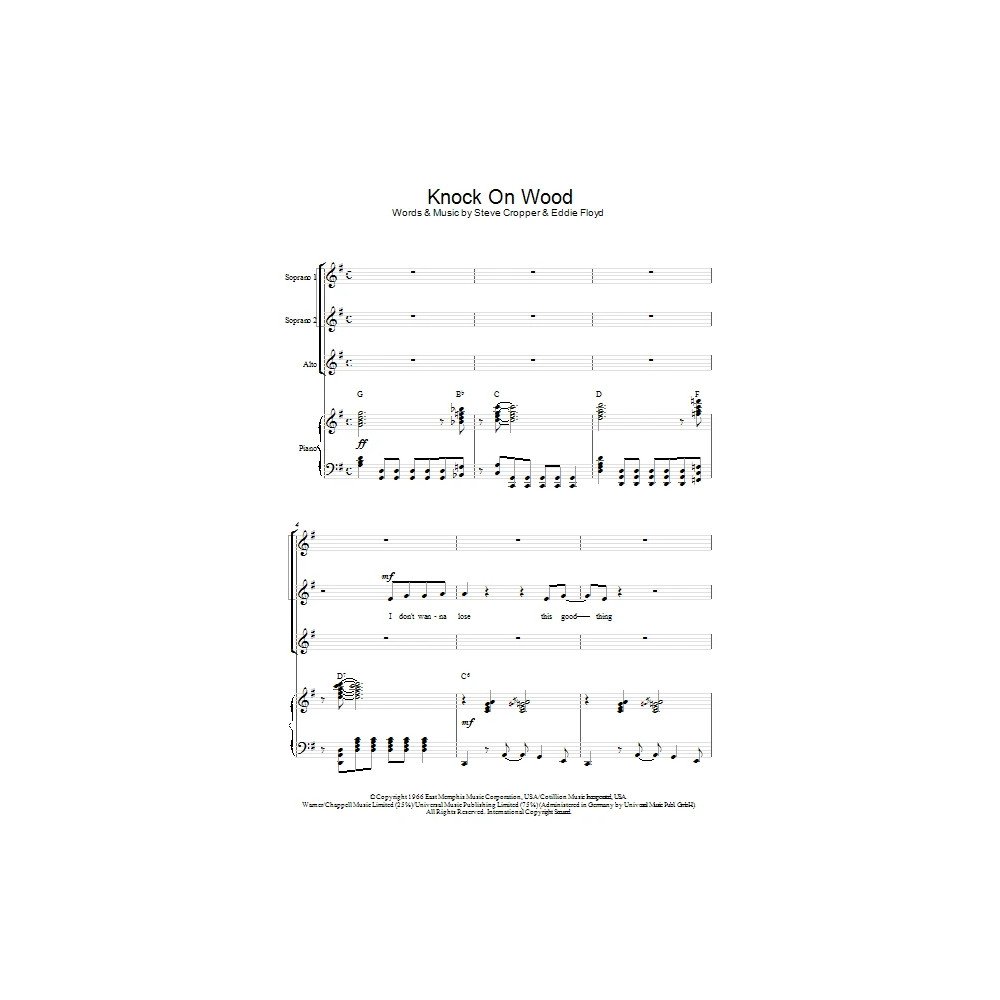 Knock On Wood (arr. Berty Rice)