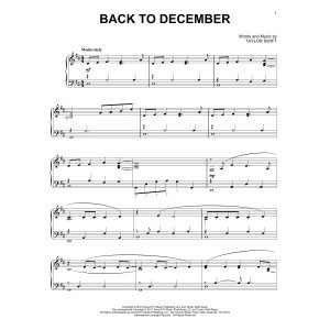 Back To December