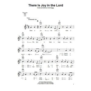 There Is Joy In The Lord