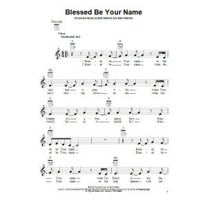Blessed Be Your Name
