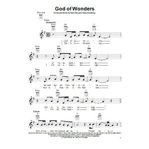 God Of Wonders
