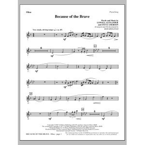 Because Of The Brave - Oboe
