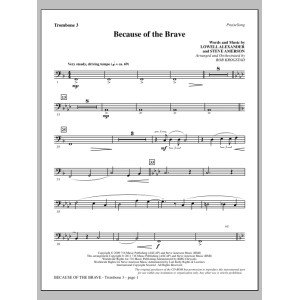 Because Of The Brave - Posaune 3
