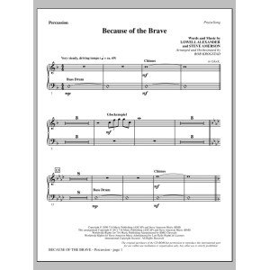 Because Of The Brave - Percussion