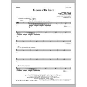 Because Of The Brave - Drums