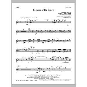 Because Of The Brave - Violin 2