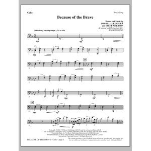 Because Of The Brave - Cello