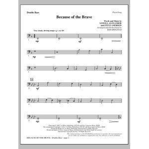 Because Of The Brave - Double Bass