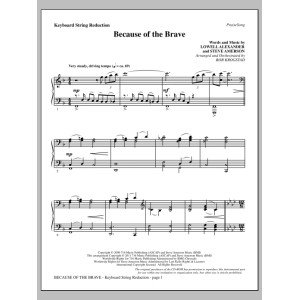 Because Of The Brave - Keyboard String Reduction