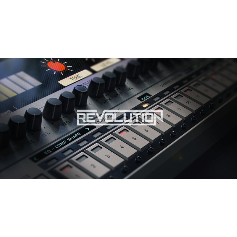 Wave Alchemy Revolution is a groundbreaking virtual drum machine, offering a vast collection of meticulously sampled drum sounds
