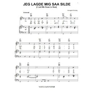 Jeg Lagde Mig Saa Silde (I Laid Me Down To Rest)