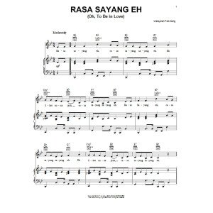 Rasa Sayang Eh (Oh, To Be In Love)
