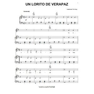 Un Lorito De Verapaz