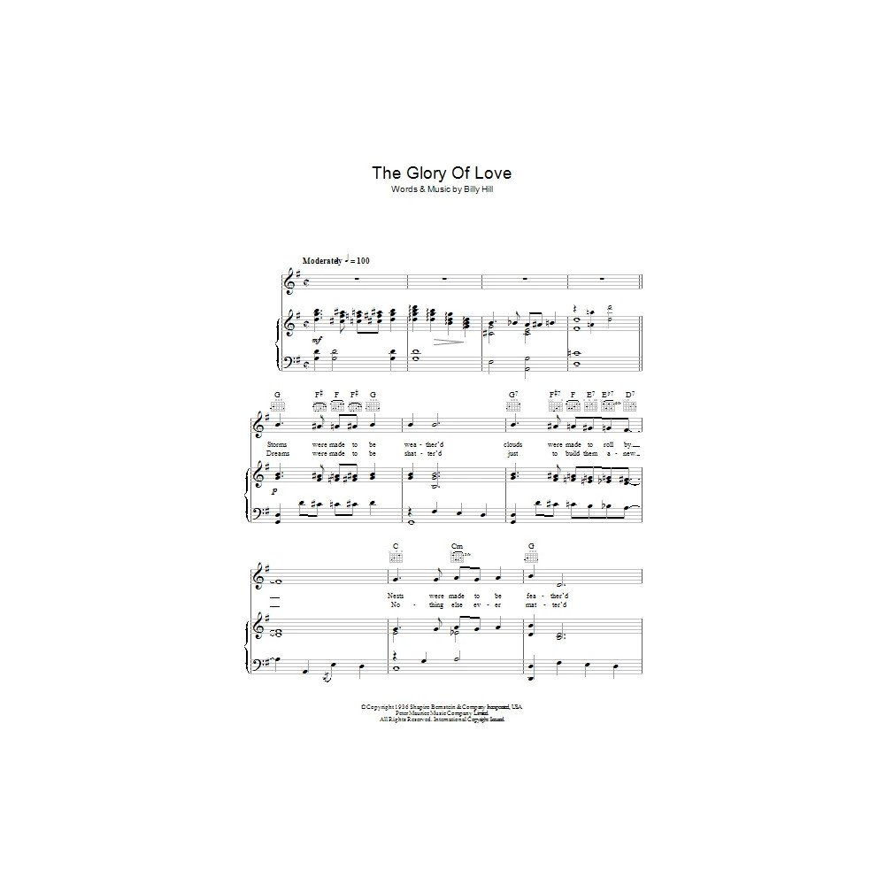 The Glory Of Love