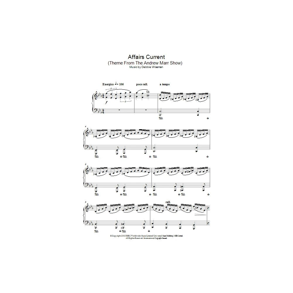 Affairs Current (Theme From The Andrew Marr Show)