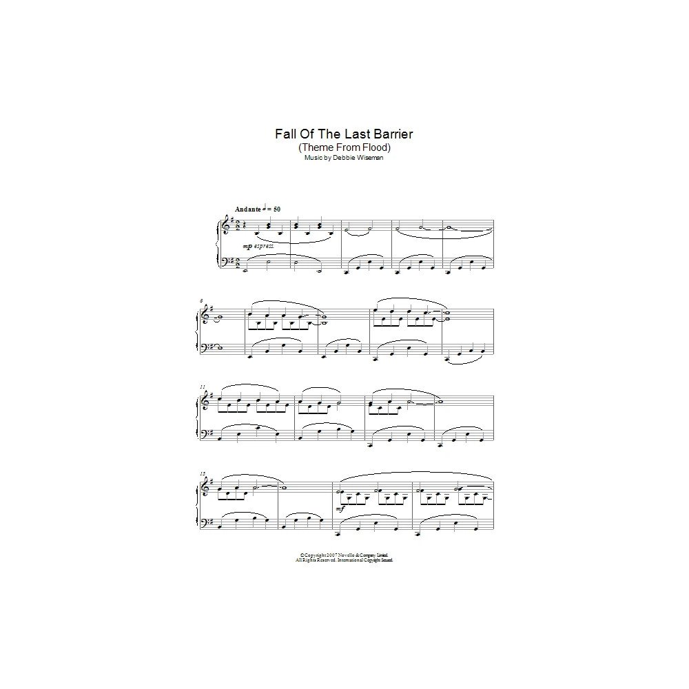 Fall Of The Last Barrier (Theme From Flood)