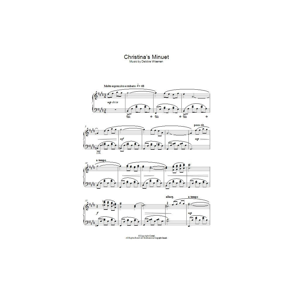 Christina's Minuet (Theme From Haunted)