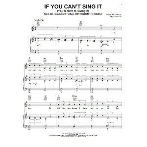 If You Can't Sing It (You'll Have To Swing It)