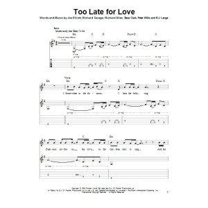 Too Late For Love