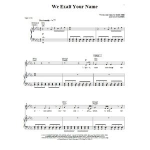 We Exalt Your Name