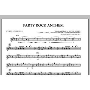 Party Rock Anthem - Eb Alto Saxophone 1